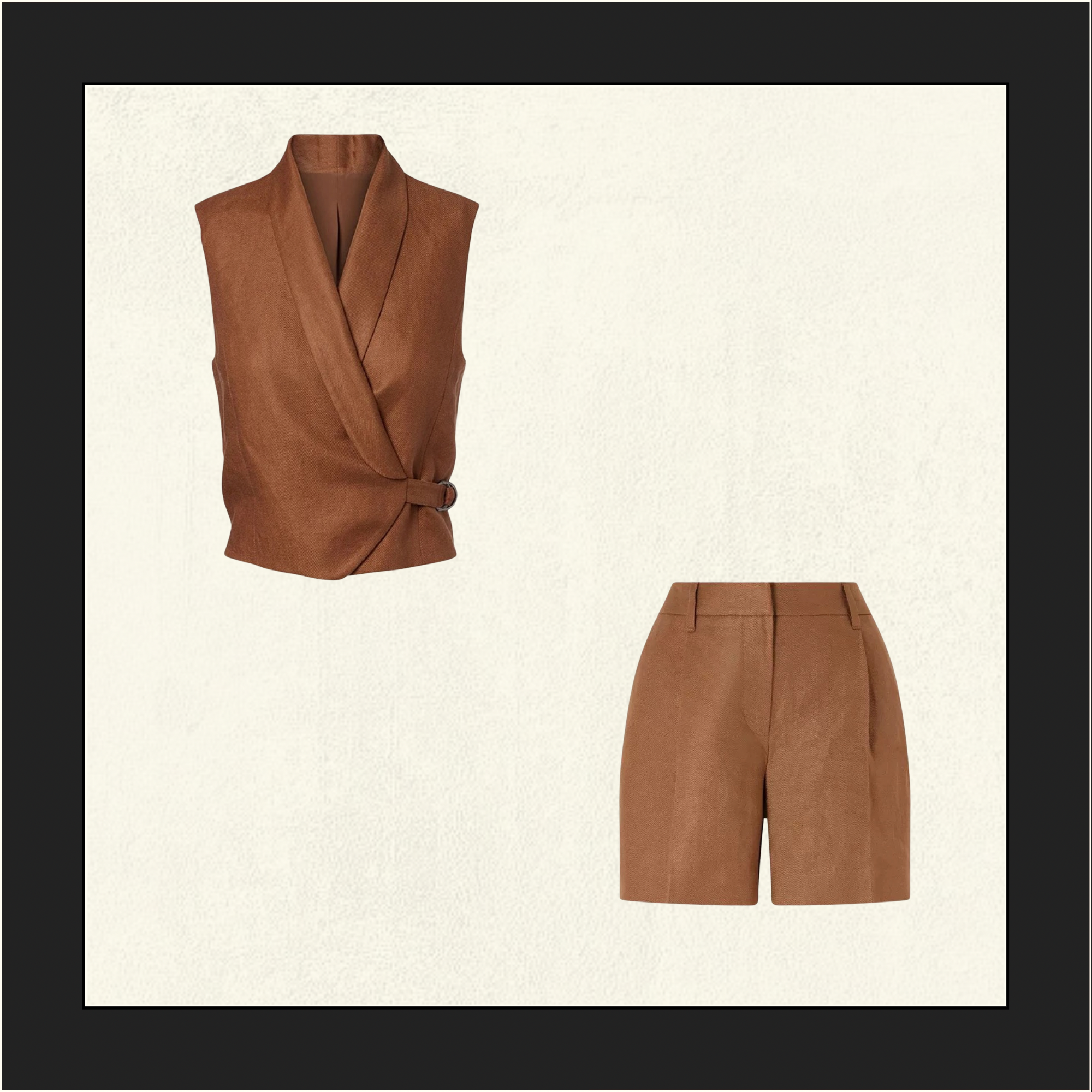 LINEN TOP & SHORT