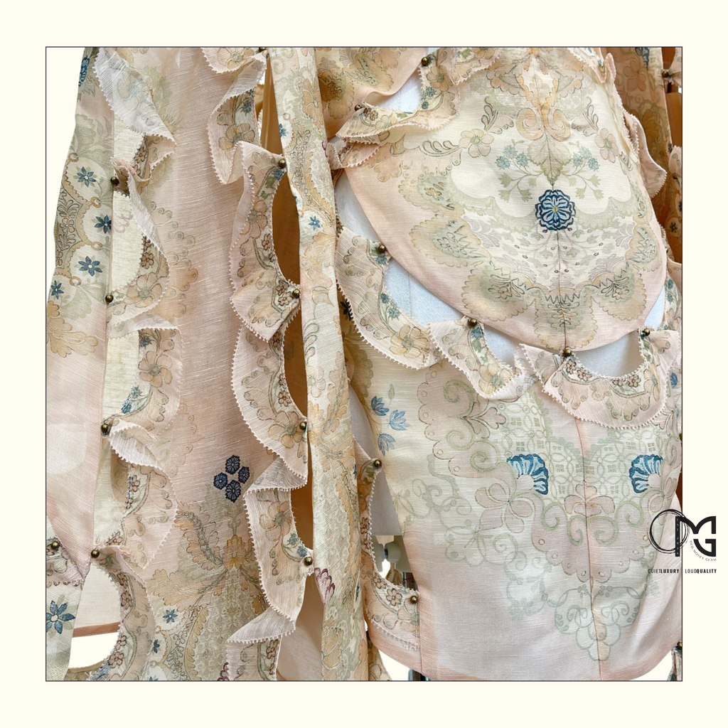 REBELLION SCALLOP MINI DRESS