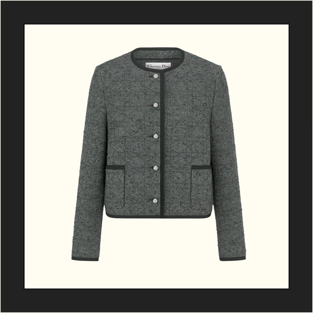 WOOL BLEND CROPPED JACKET