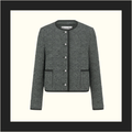 WOOL BLEND CROPPED JACKET