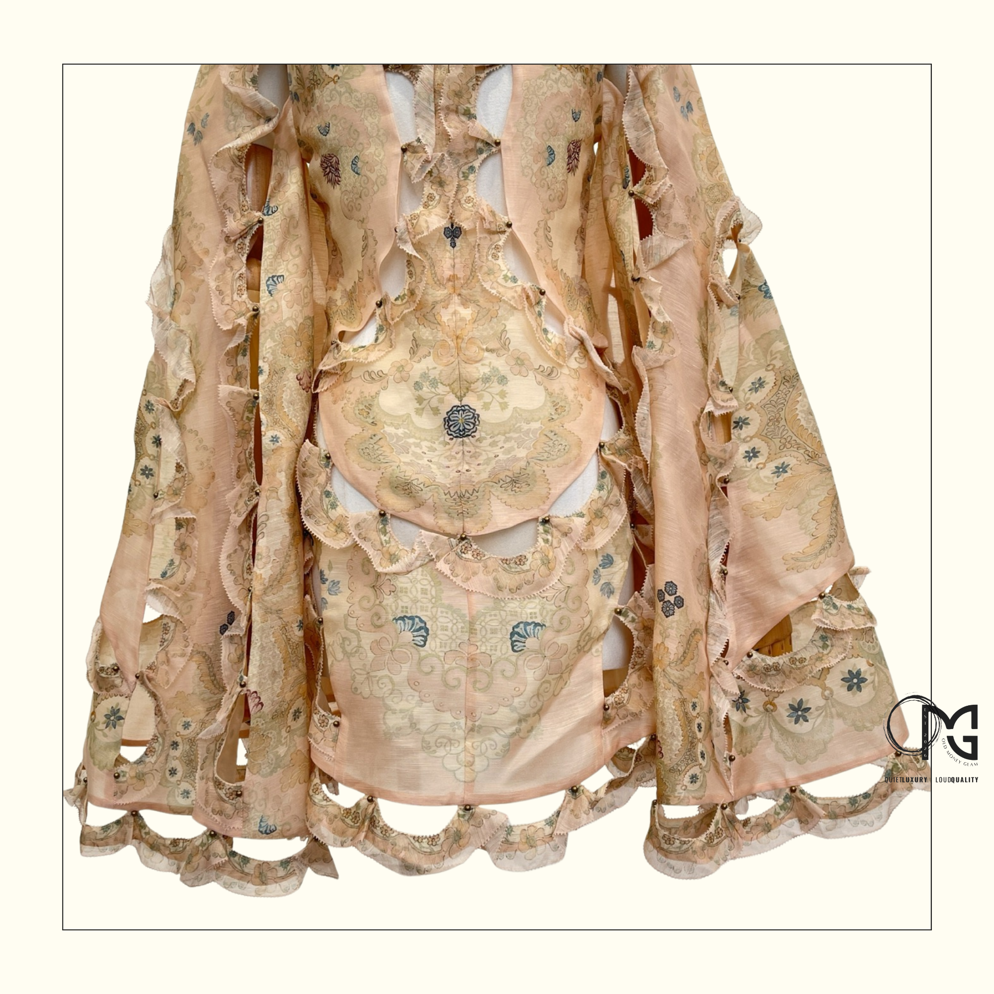 REBELLION SCALLOP MINI DRESS