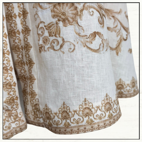 HYPNOTIC BUTTONED MIDI DRESS