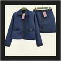 WOOL BLEND JACKET & MINI SKIRT