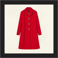 DOUBLE GG BUTTON WOOL COAT