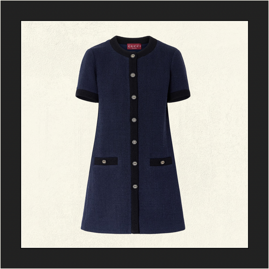 WOOL BLEND MINI DRESS