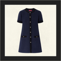 WOOL BLEND MINI DRESS