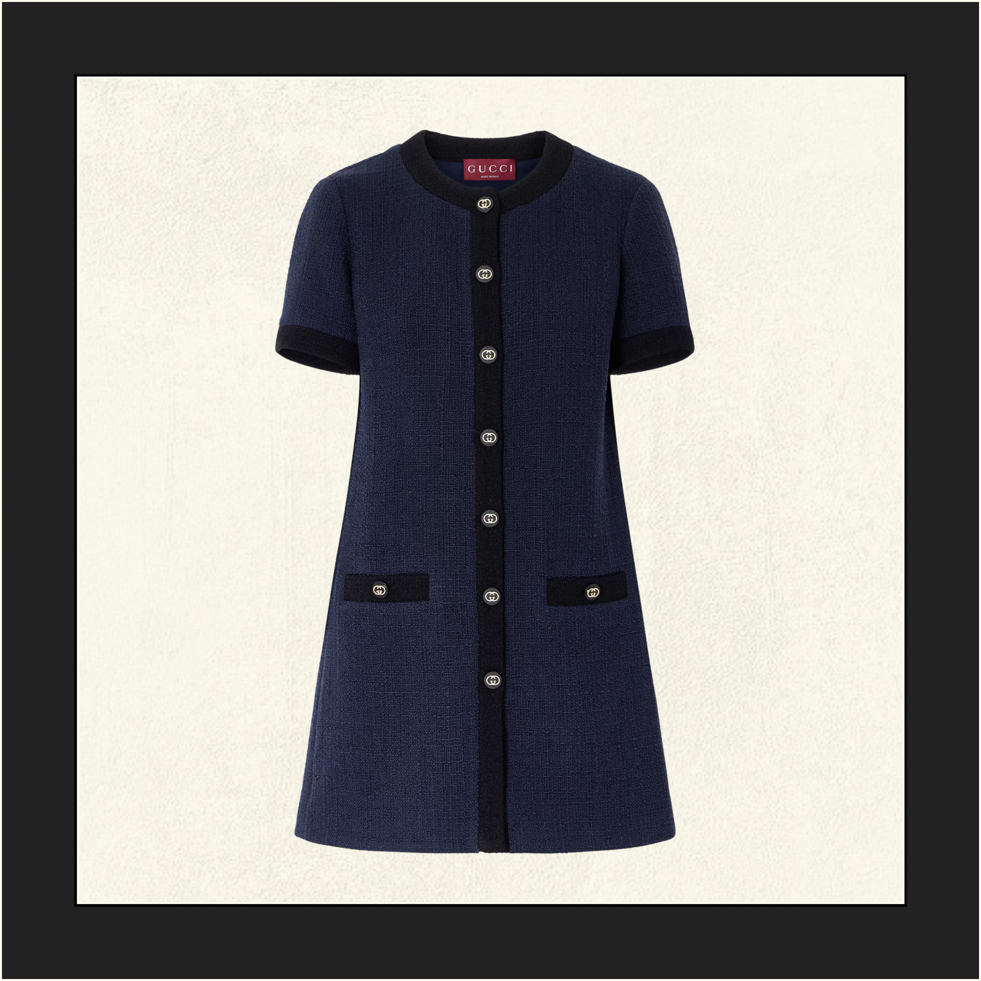 WOOL BLEND MINI DRESS