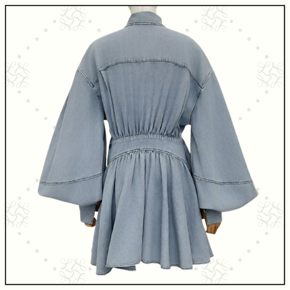 REBELLION DENIM WRAP MINI