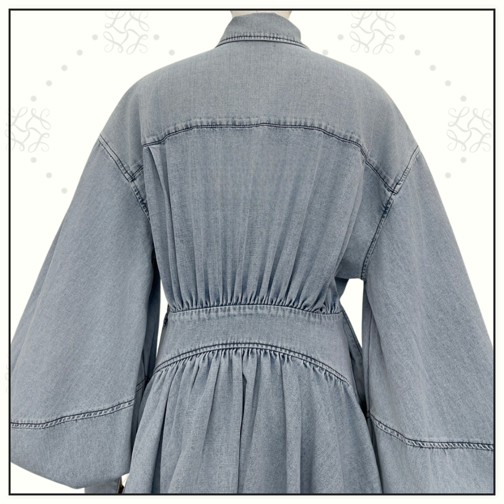 REBELLION DENIM WRAP MINI