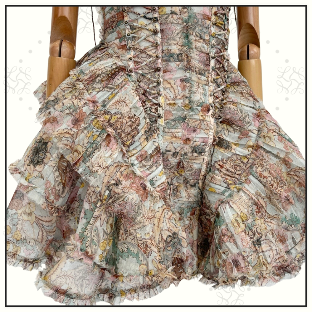 REBELLION FRAYED MINI DRESS