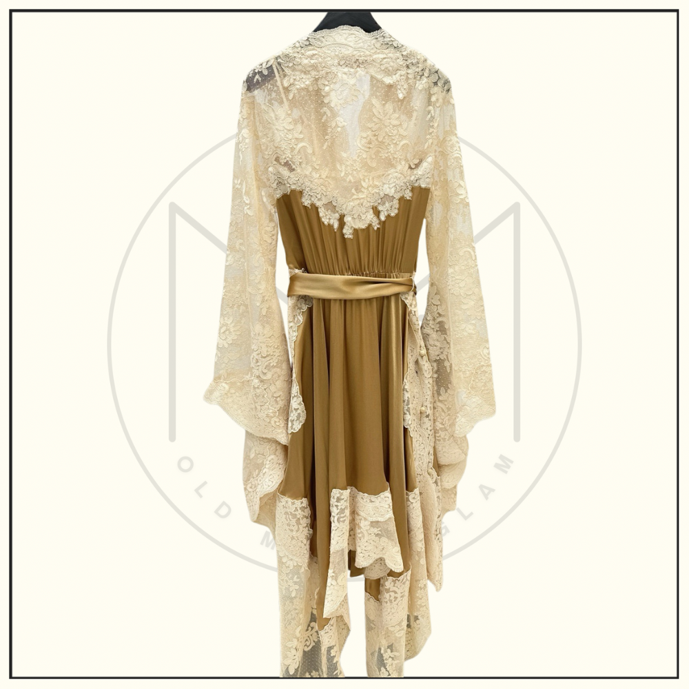 HYPNOTIC SATIN WRAP DRESS
