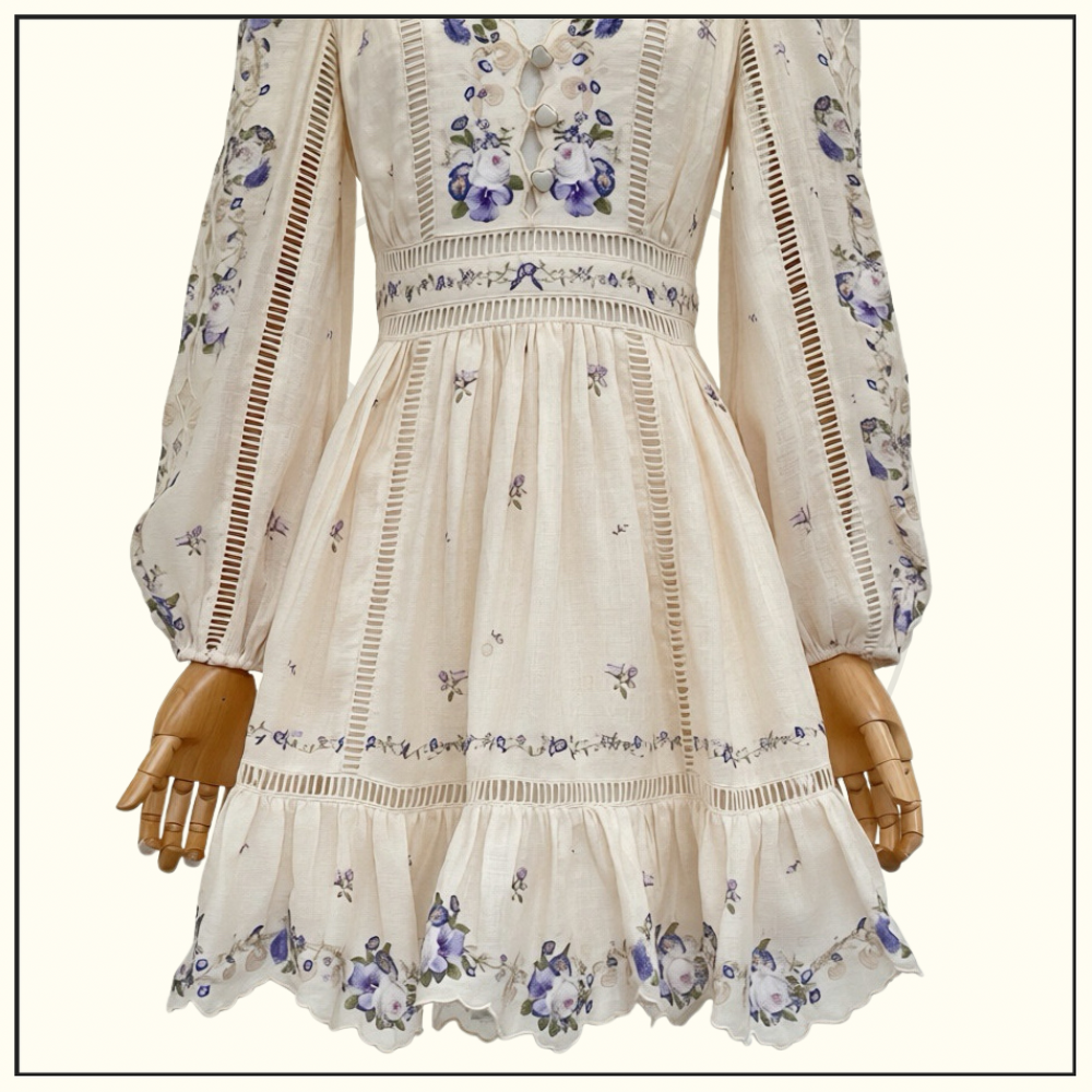 PATIENCE PLUNGE MINI DRESS