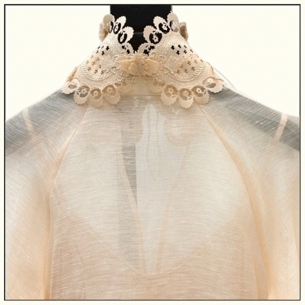 REBELLION COLLARED BLOUSE & MIDI SKIRT