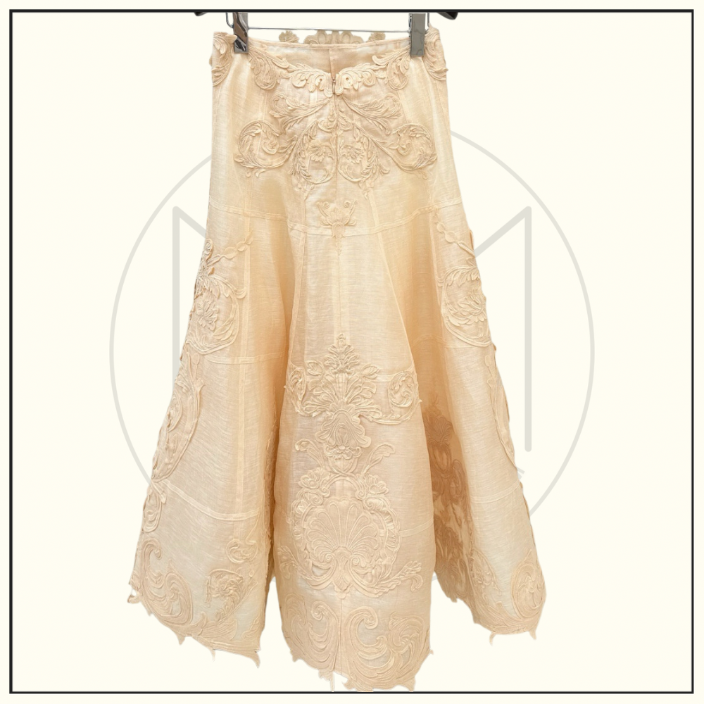 REBELLION COLLARED BLOUSE & MIDI SKIRT