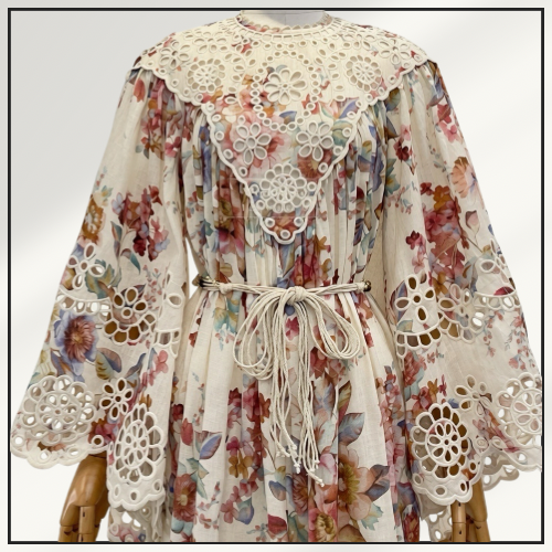 AWAKEN EMBROIDERED YOKE MAXI
