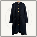 MANDARIN COLLAR CASHMERE COAT