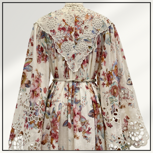 AWAKEN EMBROIDERED YOKE MAXI