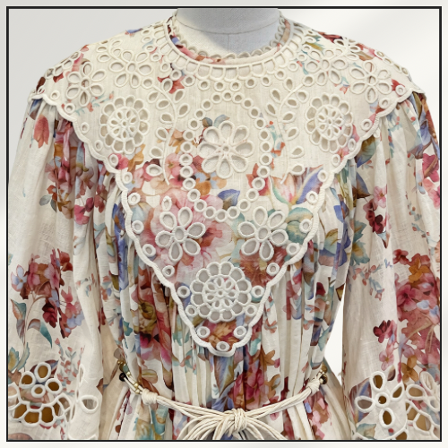 AWAKEN EMBROIDERED YOKE MAXI