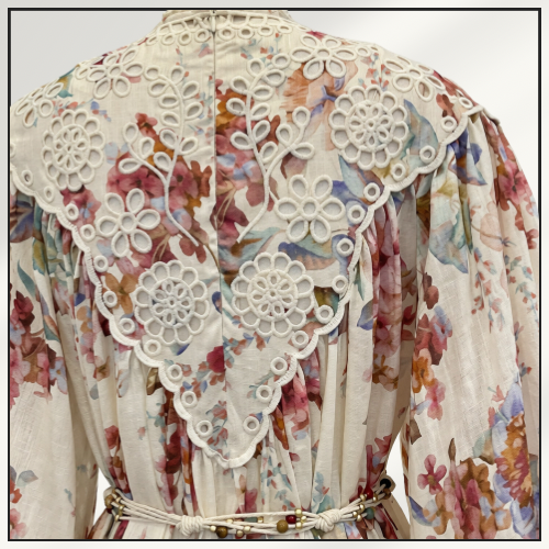AWAKEN EMBROIDERED YOKE MAXI