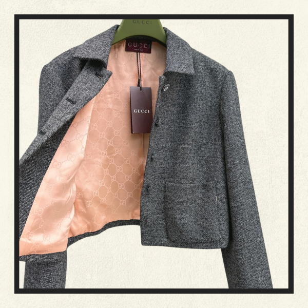 CROPPED TWEED TANK & JACKET & FLARE PANT SET