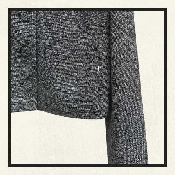 CROPPED TWEED TANK & JACKET & FLARE PANT SET
