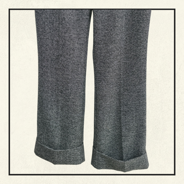 CROPPED TWEED TANK & JACKET & FLARE PANT SET