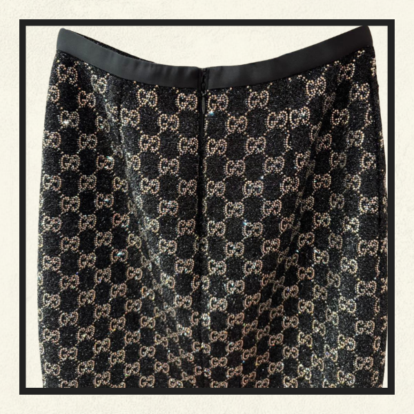 CRYSTAL EMBELLISHED TOP & PENCIL SKIRT