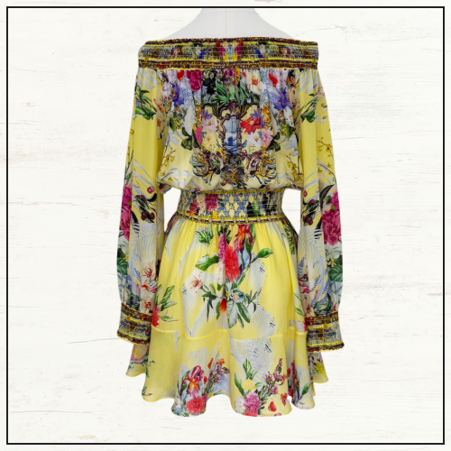 OFF SHOULDER SHORT DRESS