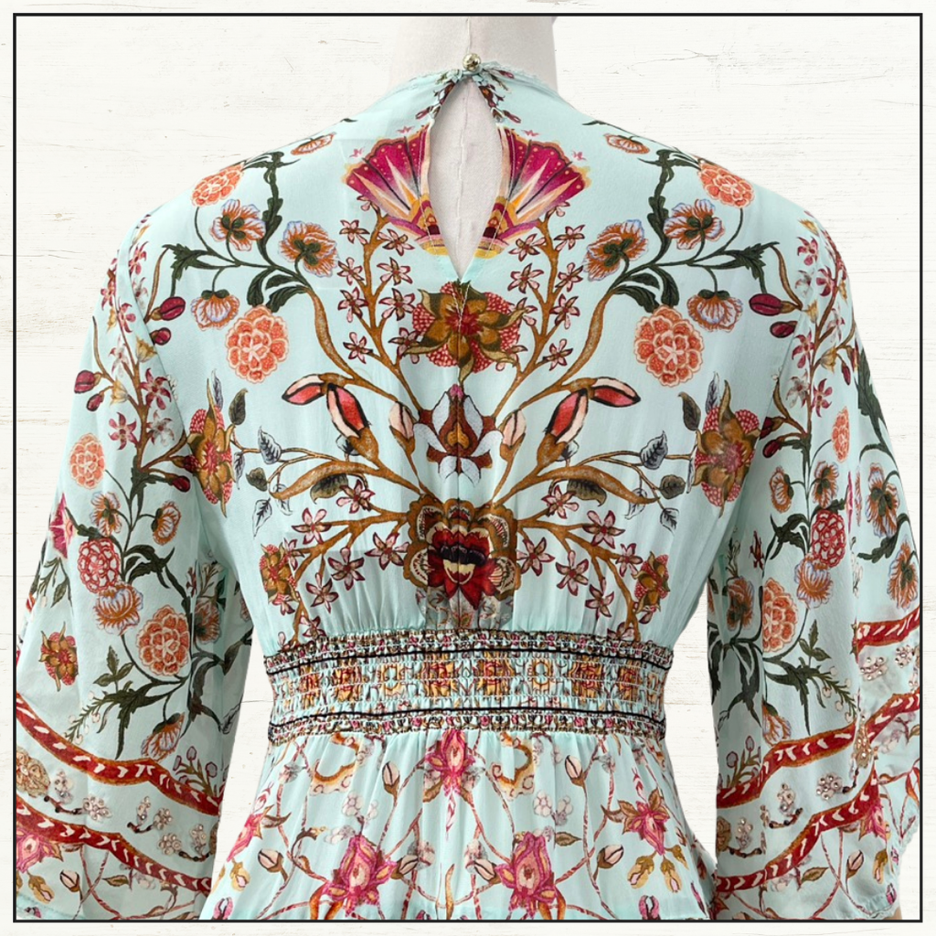 TIERED SKIRT MINI DRESS