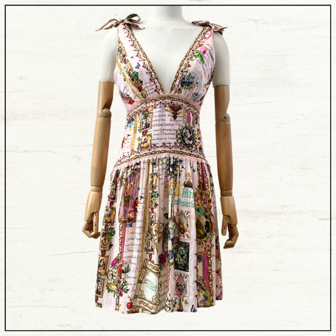 TIE SHOULDER SHORT DRESS