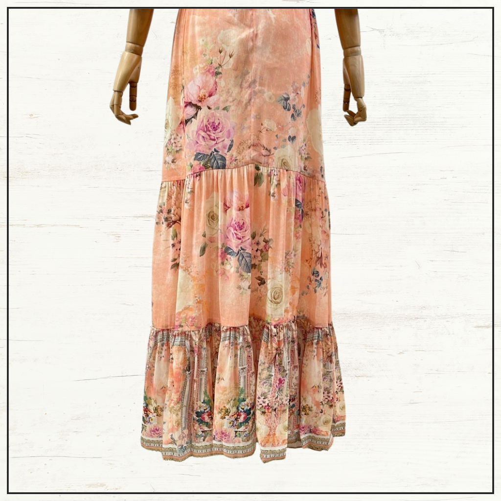 TIERED PUFF SLEEVE DRESS