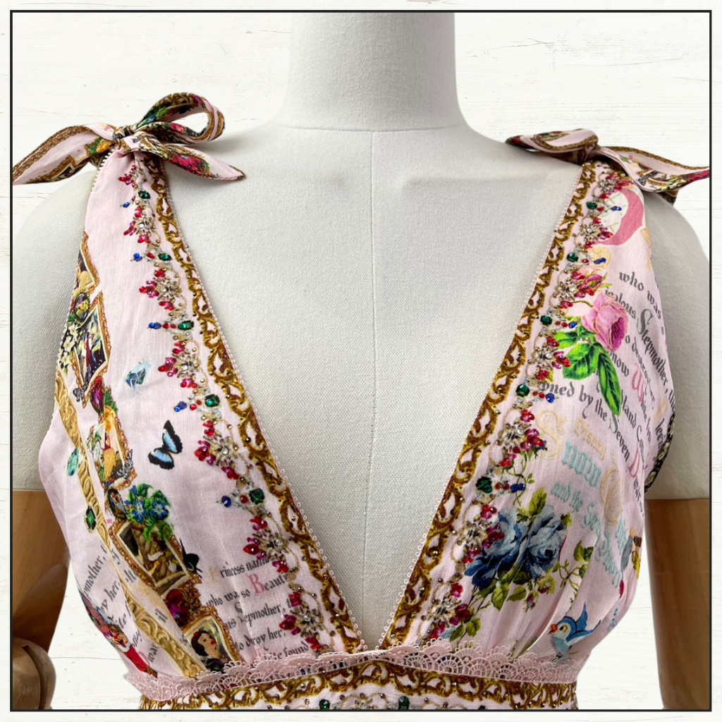 TIE SHOULDER SHORT DRESS