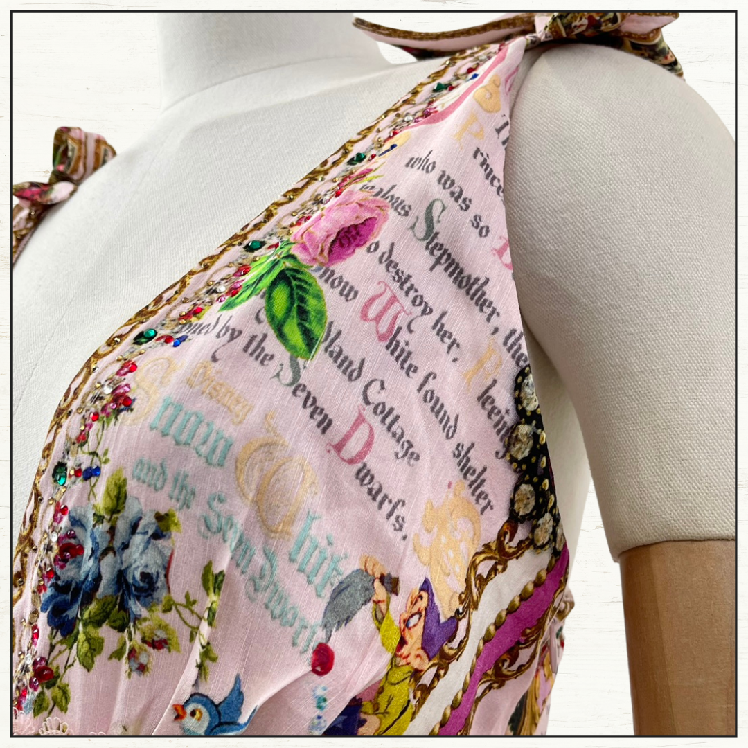 TIE SHOULDER SHORT DRESS