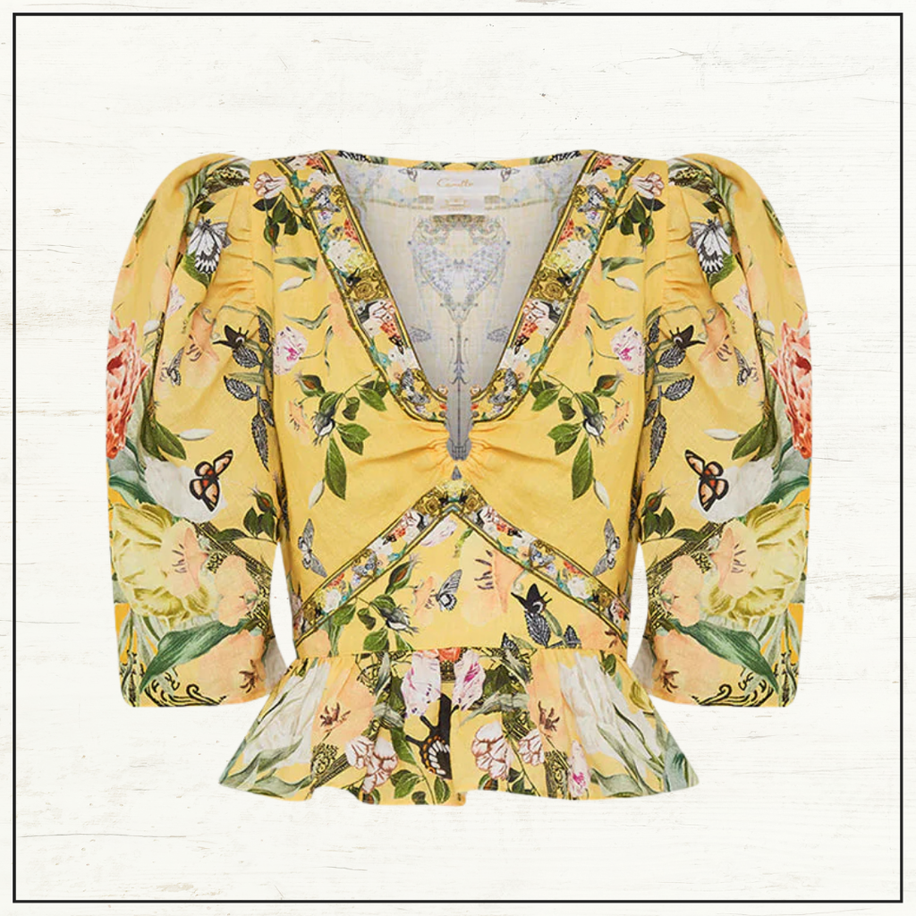 PUFF SLEEVE TOP & SHORTS