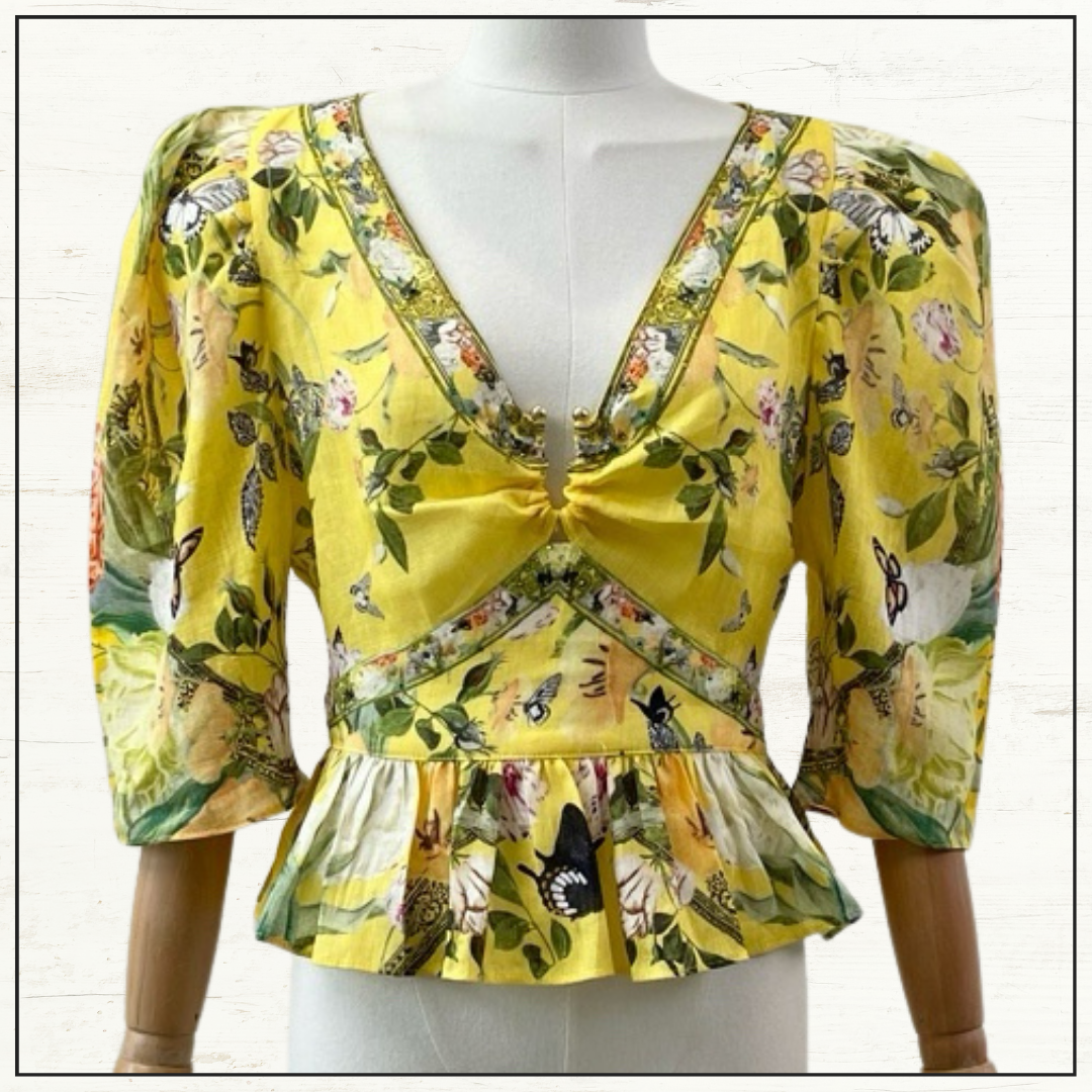 PUFF SLEEVE TOP & SHORTS