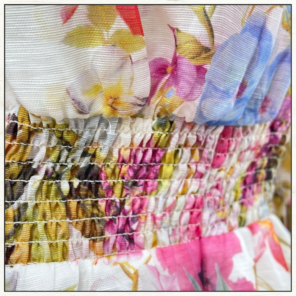 BLOUSON FLARED DRESS