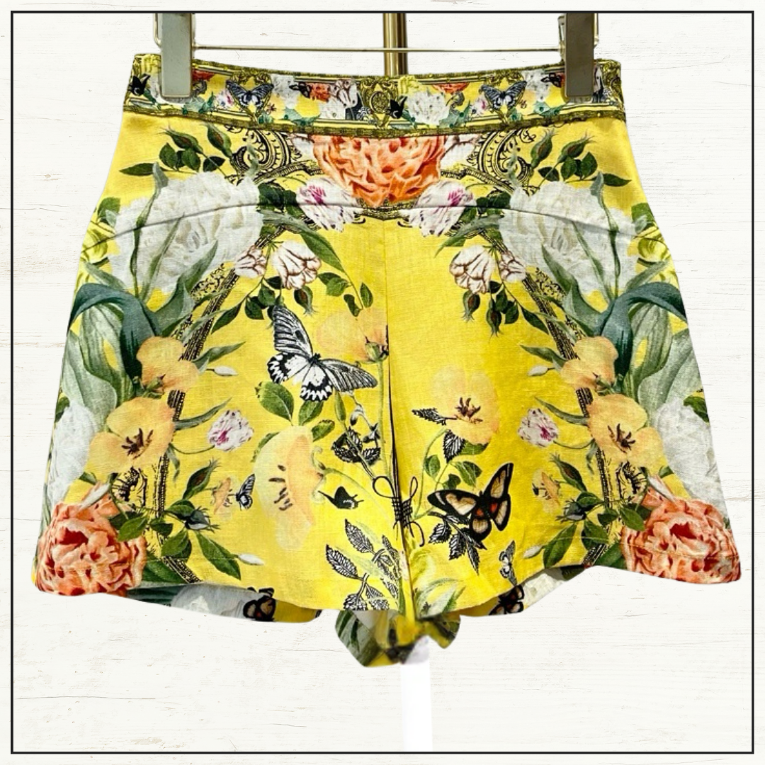 PUFF SLEEVE TOP & SHORTS