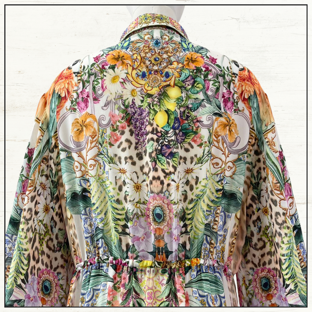 TIERED LONG SHIRT DRESS