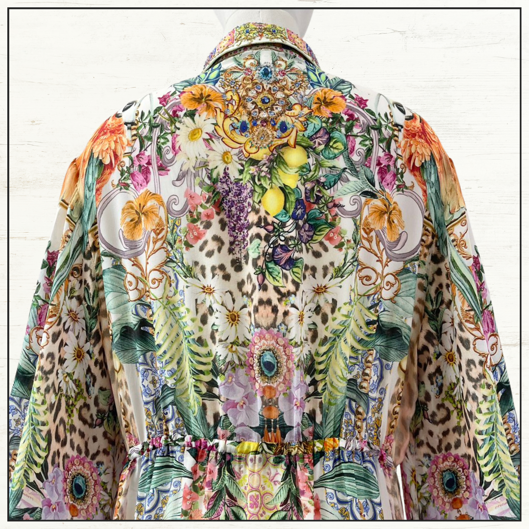 TIERED LONG SHIRT DRESS