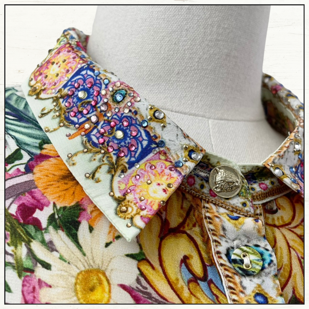 TIERED LONG SHIRT DRESS