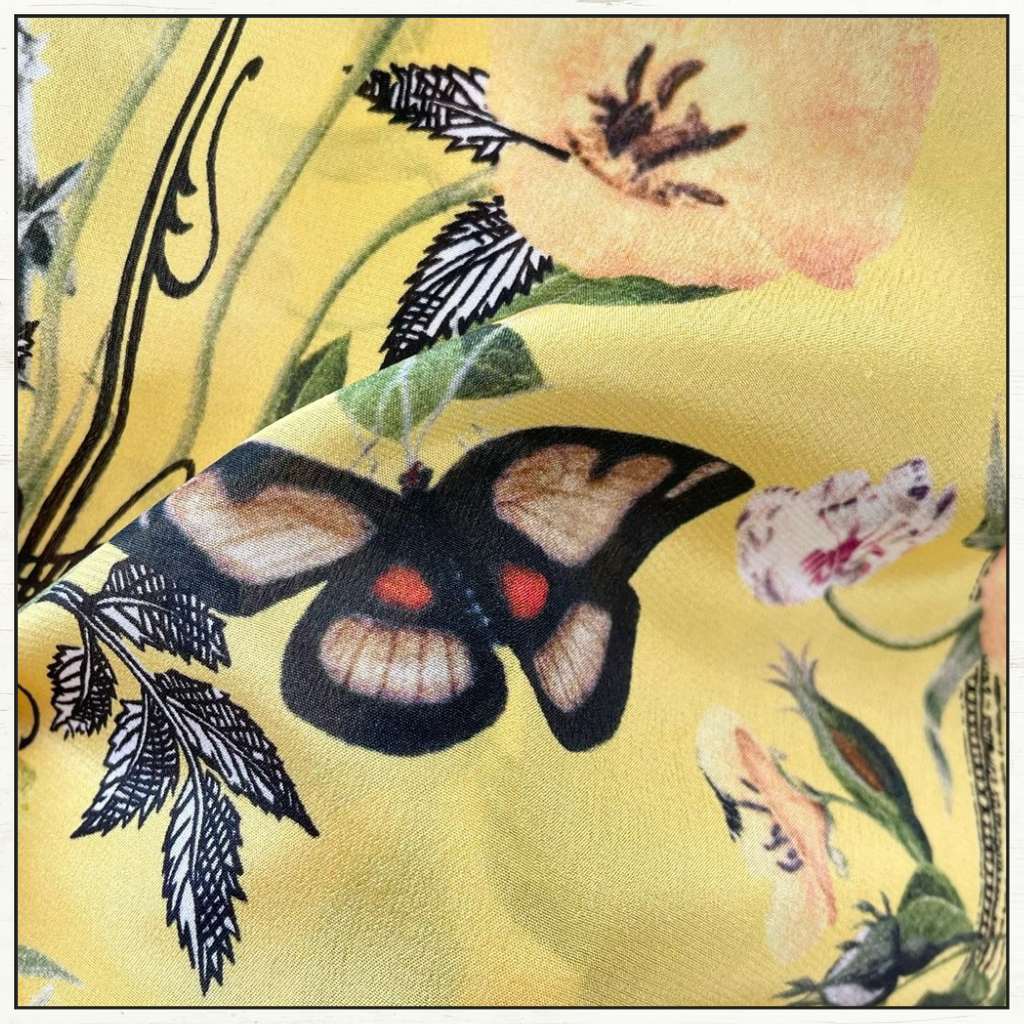 WAISTED DRESS WITH HEM RUFFLE