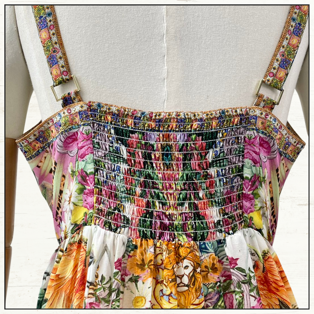 TIE FRONT HIGH LOW DRESS