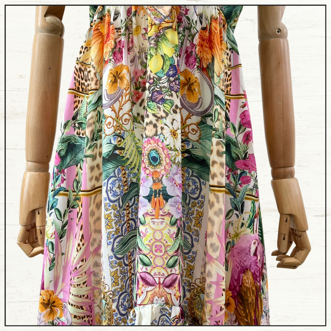 TIE FRONT HIGH LOW DRESS