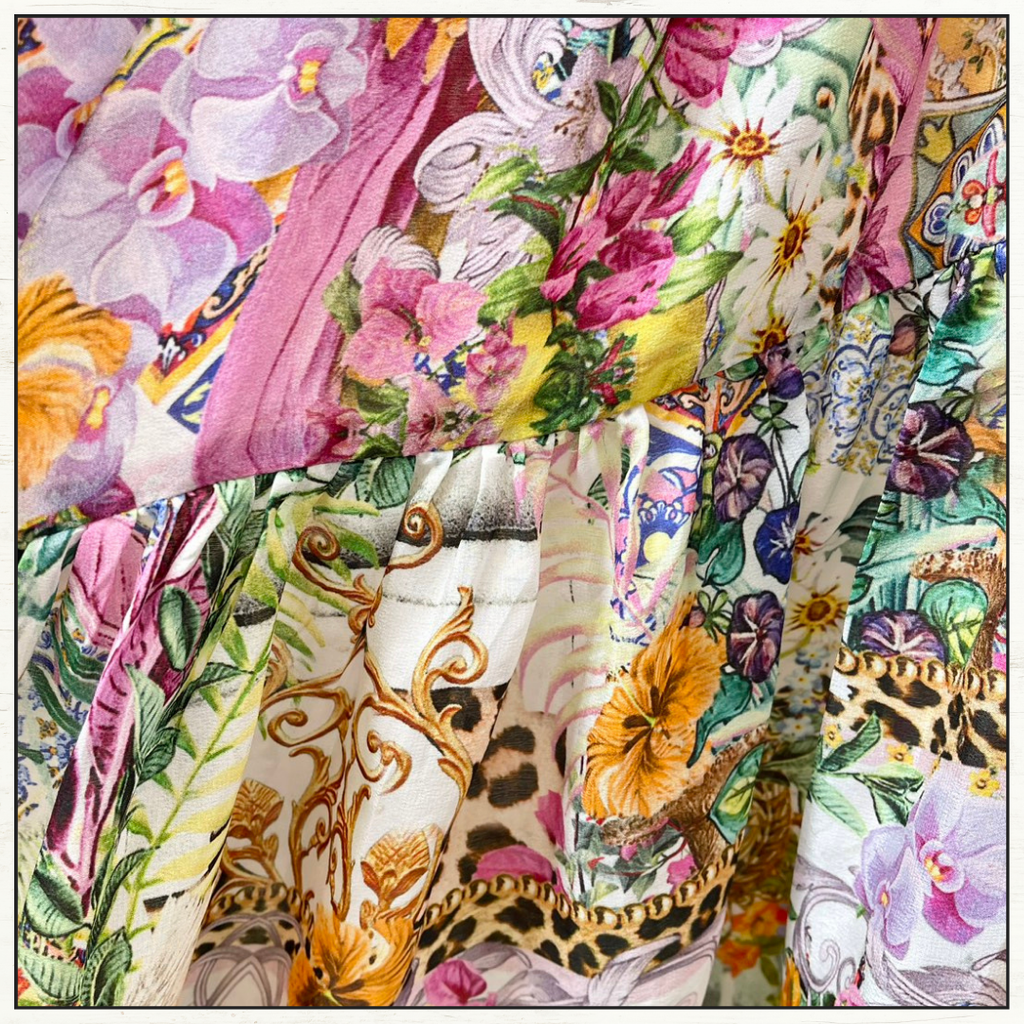 TIE FRONT HIGH LOW DRESS