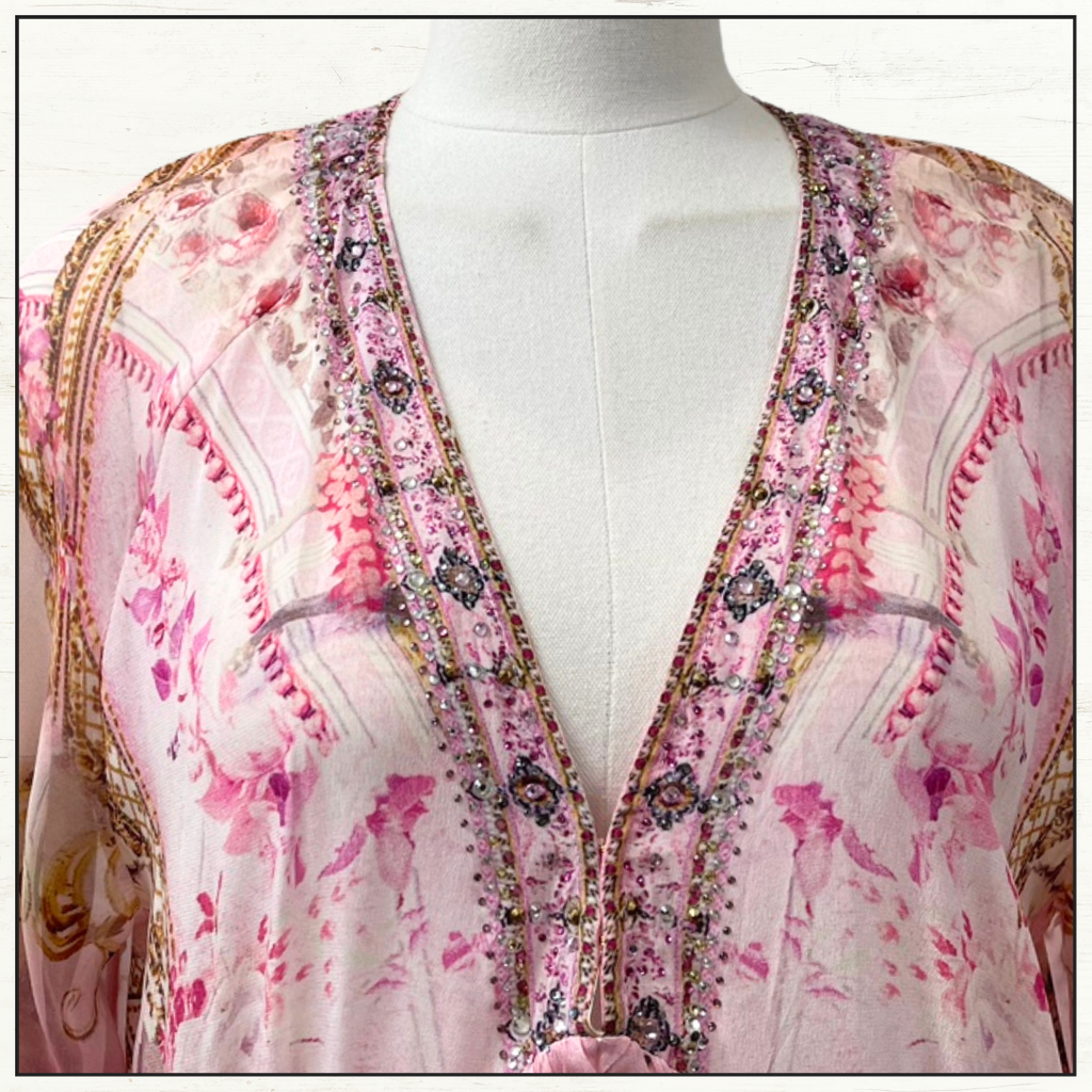 A LINE RUFFLE SLEEVE DRESS