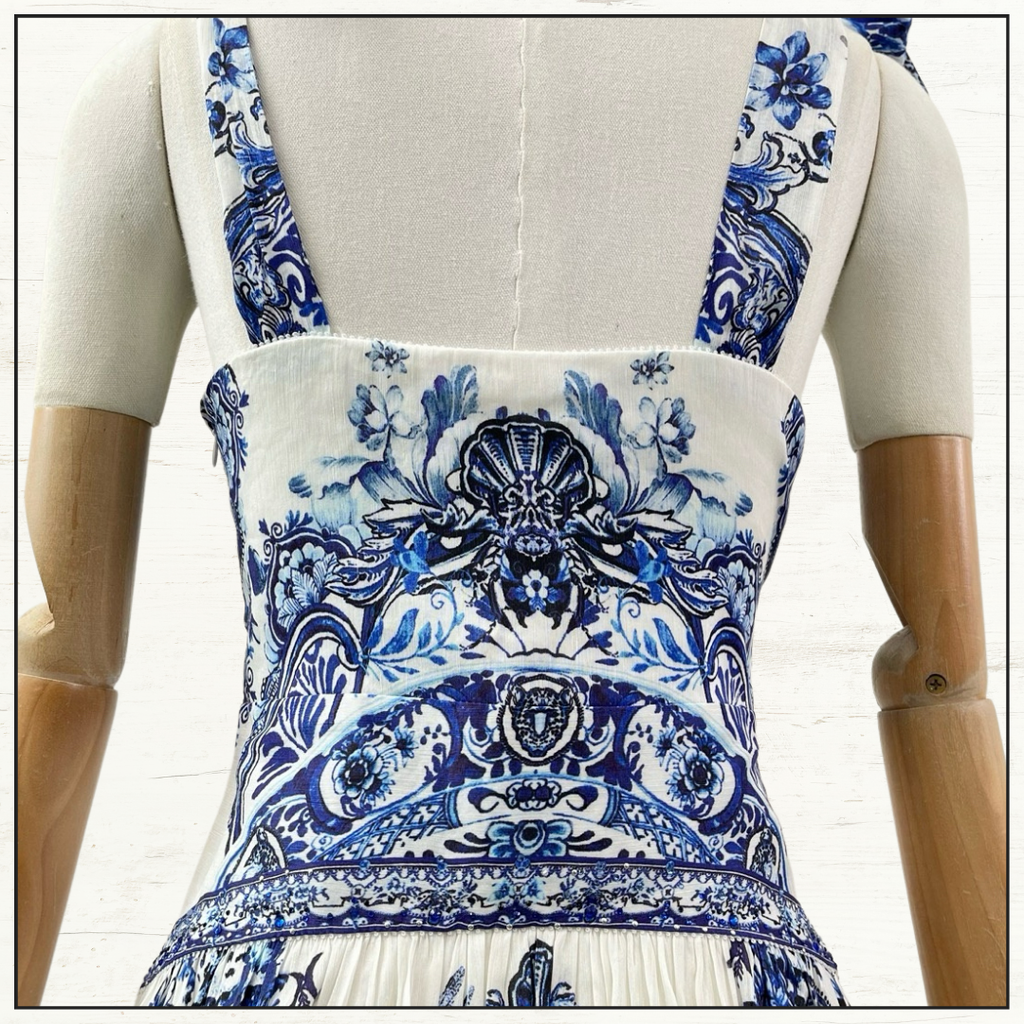 TIE SHOULDER LONG DRESS