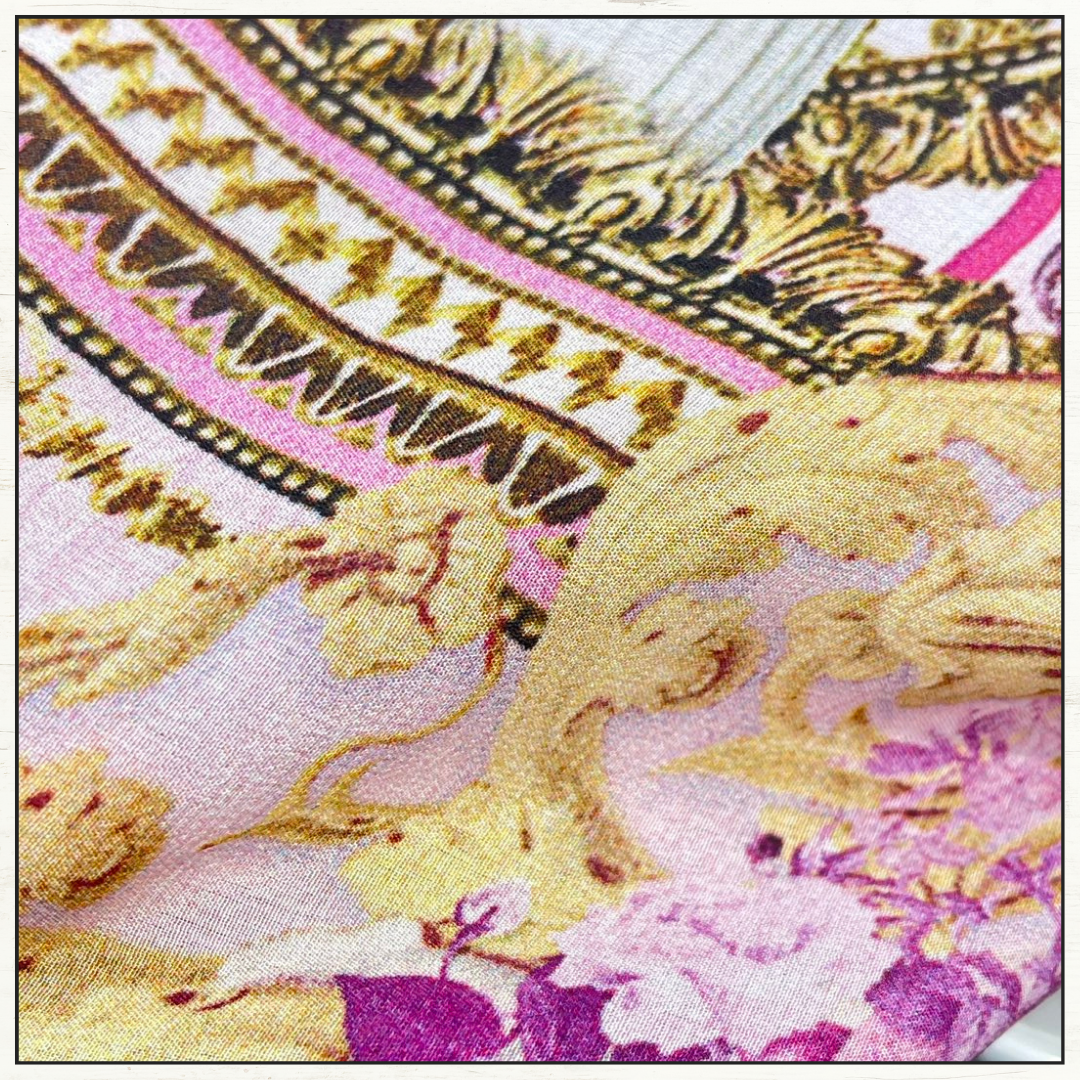 WAISTED DRESS WITH HEM RUFFLE