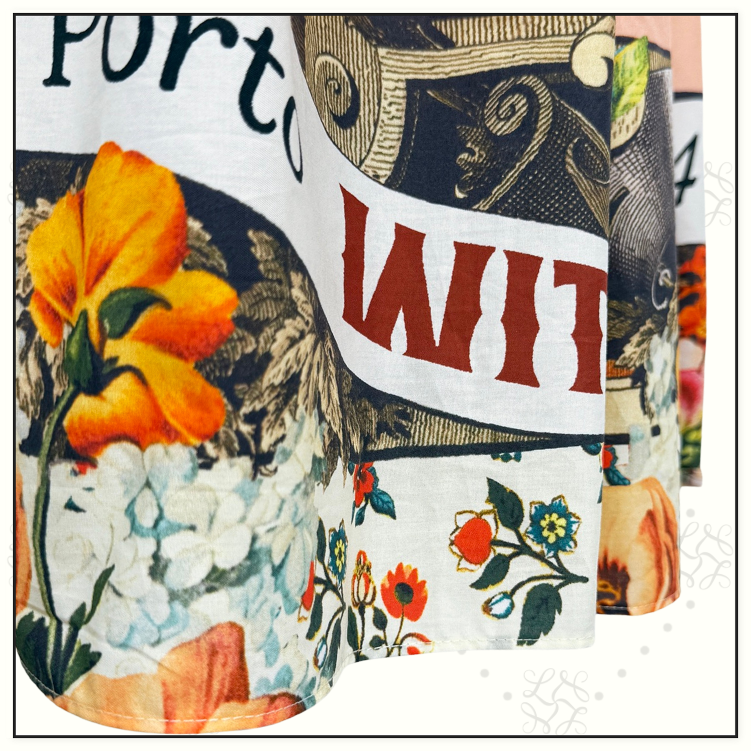 TIERED DRESS WITH NECK FRILL