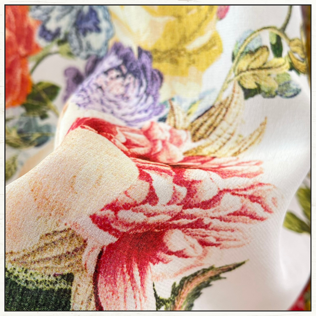 V NECK WITH BLOUSON SLEEVE DRESS