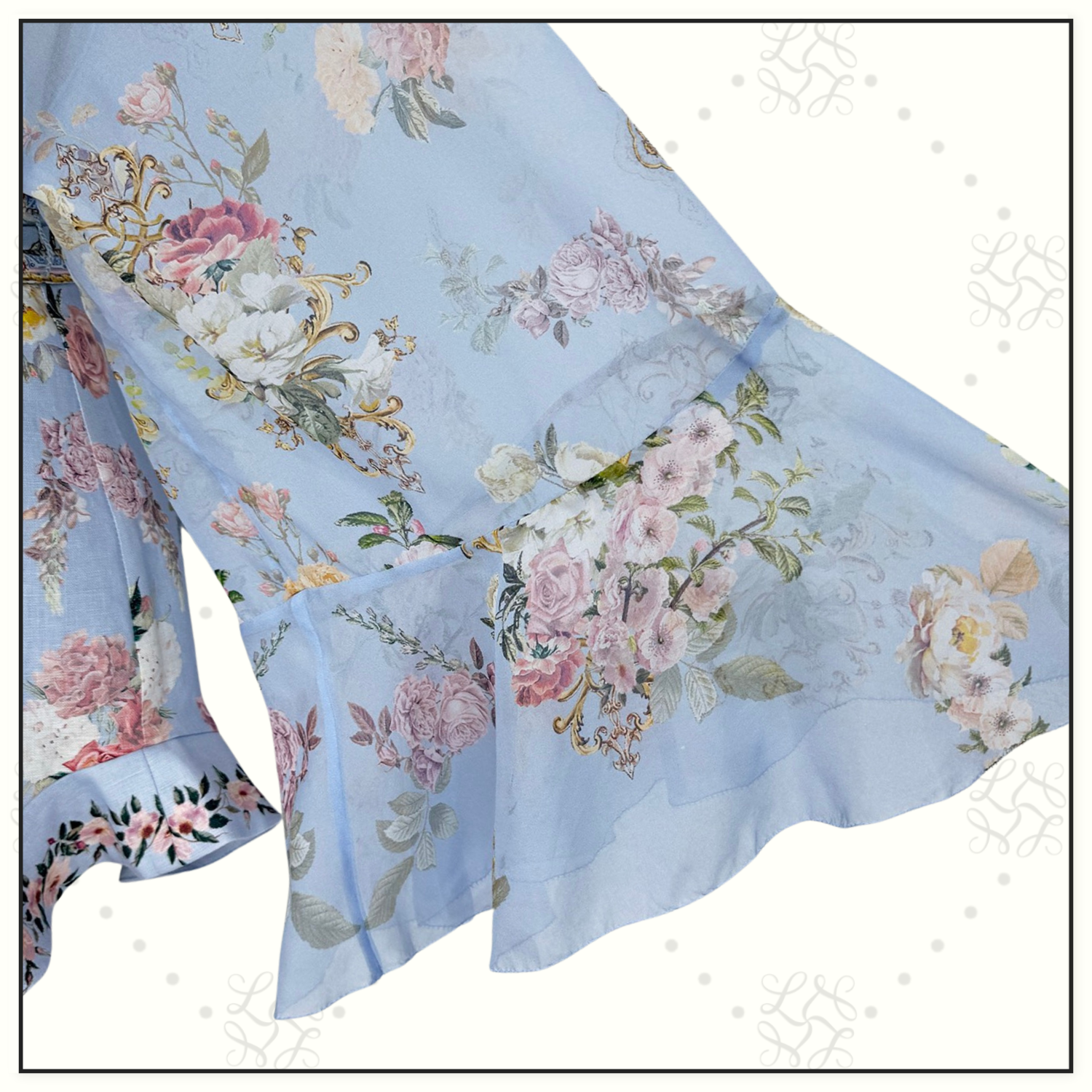 RUFFLED TOP WITH SHORTS